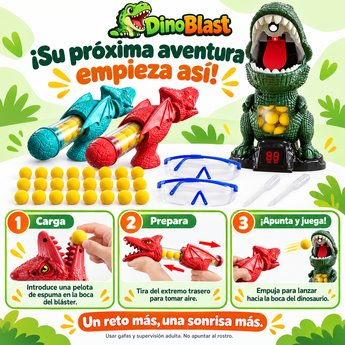 T-Rex Attack™ – Juego de Tiro al Blanco